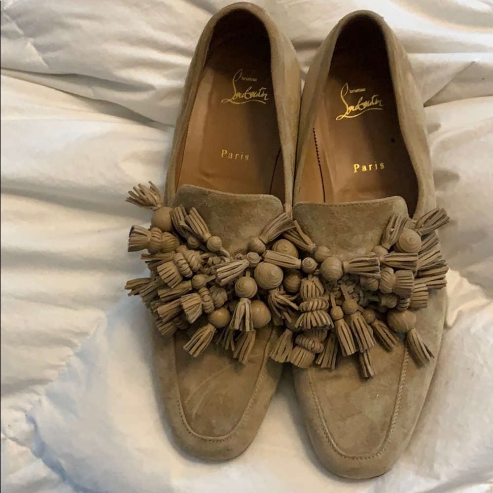 Christian louboutin tassel loafers